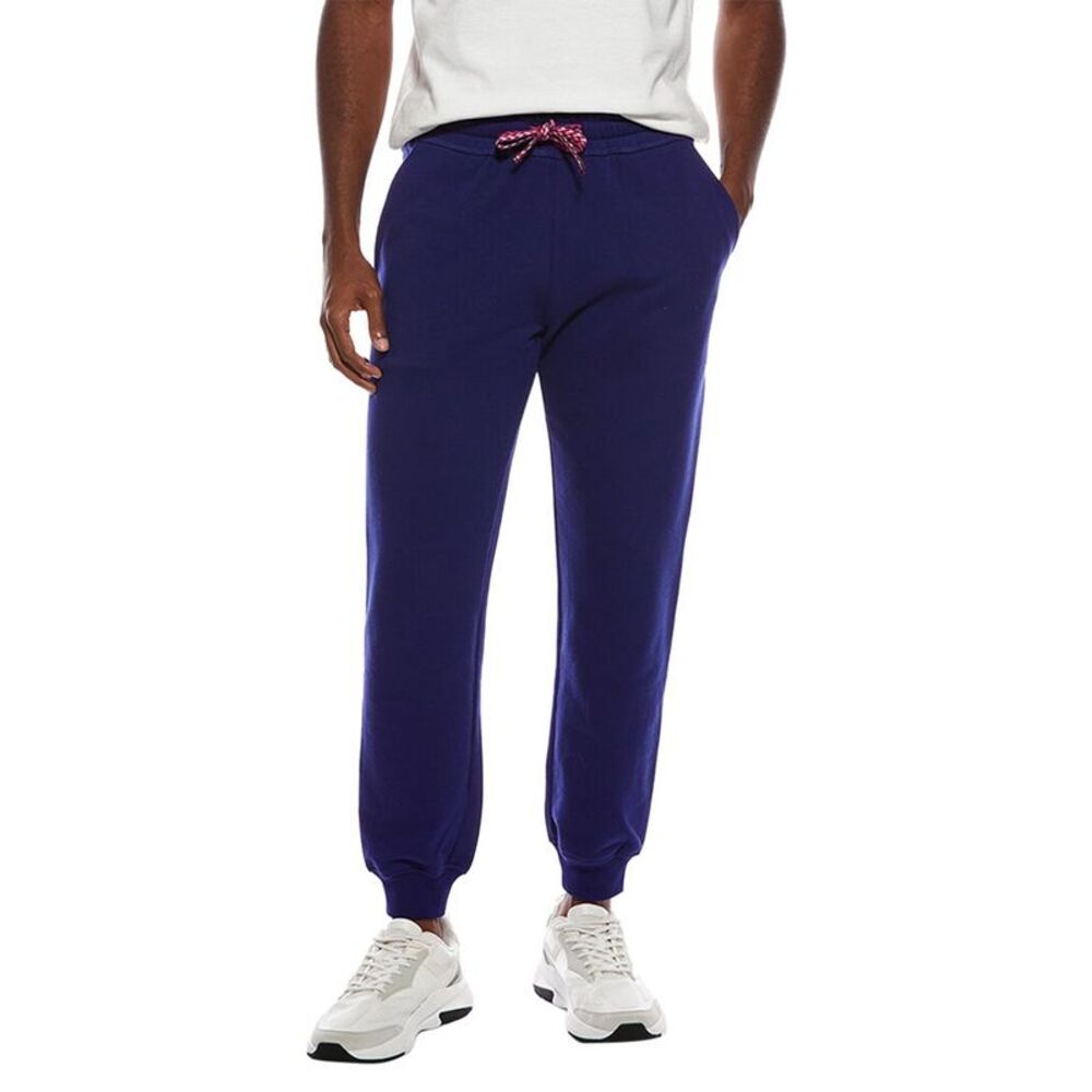 Lanvin Mens  Lace Curb Jogger, Blue